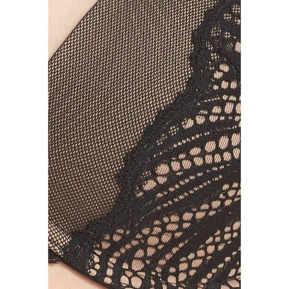 CALVIN KLEIN Siren Lace Full Coverage Underwire Bra #QF4912 Black 34B NEW - Picture 7 of 13